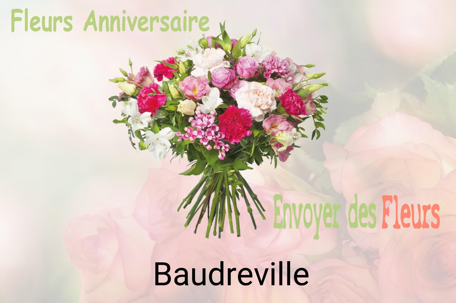 Bouquet de fleurs d’anniversaire livré à Baudreville